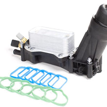 Xtensi Engine Oil Cooler and Filter Housing Adapter gaskets Sensor Kit Replace 5184294AE Compatible with 2011-2013 Chrysler 200/300 Journey Wrangler Ram 3.6L Aluminium