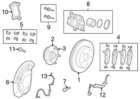Mopar 5212 5333AB, Disc Brake Hydraulic Hose