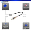ECCPP 2pcs/Set Oxygen Sensors Upstream Dwonstream O2 Sensor Fits 234-4065 234-4099 for 1996-2000 Honda Civic 1.6L (D16Y7 Engine ONLY)