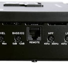 4 Channel Car Stereo Amplifier - 4000W High Power 4-Channel Bridgeable Audio Sound Auto Small Speaker Amp Box w/ MOSFET, Crossover, Bass Boost Control, Silver Plated RCA Input Output - Pyle PLA4478