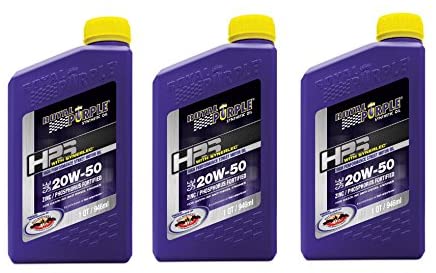 Royal Purple 31250 Set of 3 HPS High Performance 20W-50 Motor Oil 1-Quart Bottles