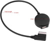 Car Audio AUX Cable-Car AMI MDI Bluetooth AUX Female USB Adapter Cable for A1 A3 Tiguan Golf 6 GTI CC