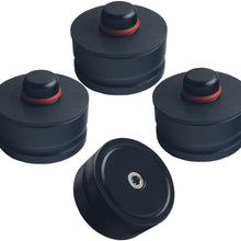 JGR Jack Lift Pad for Tesla Model 3, Billet Aluminum 4PCS Jack Point Pad Sturdy Adapter Protects Battery & Paint for Using with a Floor Jack, Jack Lift Pad