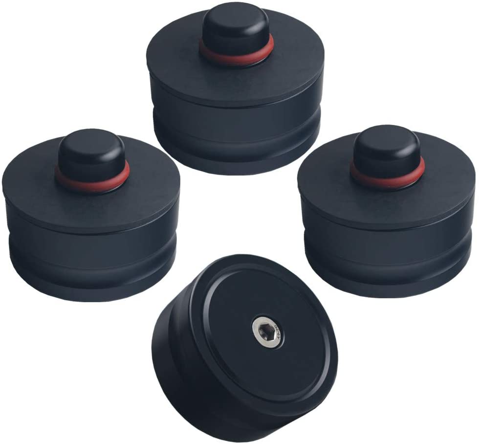 JGR Jack Lift Pad for Tesla Model 3, Billet Aluminum 4PCS Jack Point Pad Sturdy Adapter Protects Battery & Paint for Using with a Floor Jack, Jack Lift Pad