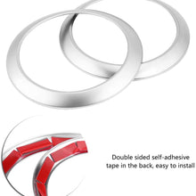 Suuonee Vent Frame, 2Pcs Car Side Air Conditioning Vent Ring Frame Cover Trim for Mercedes Benz E Class W213 16-18