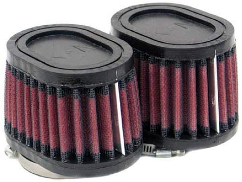 K&N Universal Clamp-On Air Filter: High Performance, Premium, Washable, Replacement Filter: Flange Diameter: 2 In, Filter Height: 2.75 In, Flange Length: 0.625 In, Shape: Oval Straight, RU-1822