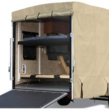 Goldline Fifth Wheel Trailer Covers by Eevelle | Waterproof Fabric | Tan and Gray