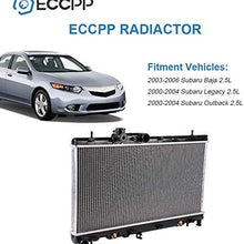 ECCPP Radiator CU2331 Replacement fit for 2000 2001 2002 2003 2004 Outback/Legacy 2.5L 2331，SU3010110，45111AE00A