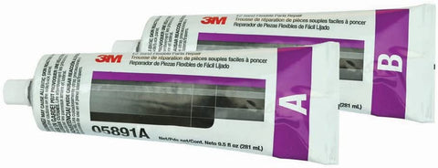 3M EZ Sand Flexible Parts Repair Kit (TM) EZ Sand Flexible Parts Repair Kit, 05891, 9.5 fl oz Tubes