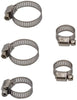 Yuanyuan 50PCS/Set Multi Size Stainless Steel Hoop Clamp Hose Clamp Automotive Pipes Clip Fixed Tool (Color : 1)