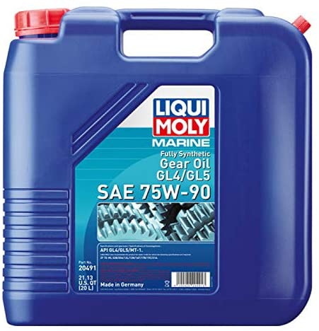 Liqui Moly Marine Fully Synthetic Gear Oil GL4/GL5 75W-90. 20491