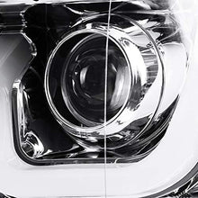 Carpartsinnovate For Chevy 14-15 Silverado 1500 Clear Halo Projector Headlights+LED Signal Lamps