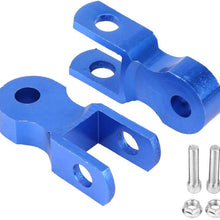 Shock Absorber Riser, 2pcs Universal Motorcycle Rear Shock Absorber Riser Height Extension 5cm Chassis Blue per Motorcycle Modification(With screw)