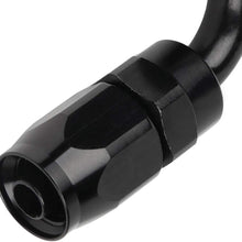 ANPART AN6 16.4Ft Braided Fuel Line Hose Nylon braided fuel gas pipe hose and AN6 10 pcs Swivel Hose End Fittings