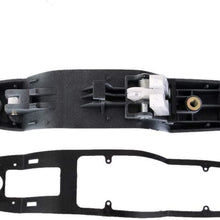 Eynpire 8096 Exterior Outside Outer 040 White Rear Sliding Door Handle For 1998-2003 Toyota Sienna - Left = Right - w/o Keyhole