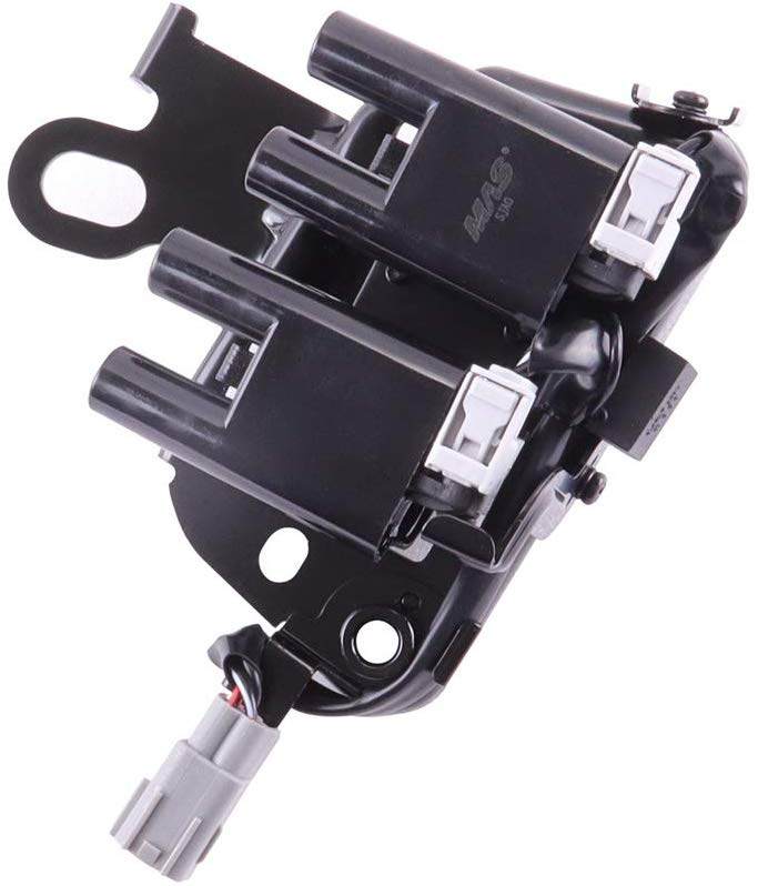 MAS Permanence Ignition Coil Pack Compatible with 2003-2008 Hyundai Elantra Tiburon Tucson Kia Spectra 5C1427 UF419 IC539