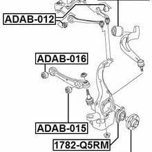 Arm Bushing For Front Rod (Hydro) Febest ADAB-019 Oem 8K0407183D