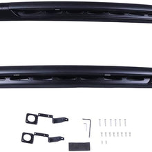 WHEELTECH Roof Rack Cross Bar Rail fit For Toyota Tacoma Double Cab 2005-2019 Cargo Racks Rooftop Cargo Luggage Baggage Black Crossbars
