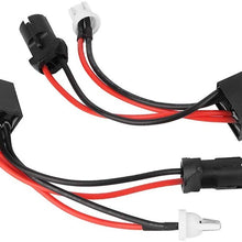 Hlyjoon Car Error Free Decoder 2pcs T10 LED Headlight Decoder Device Anti-Flicker Resistors Error Canceller Car Vehicles LED Headlight Decoder