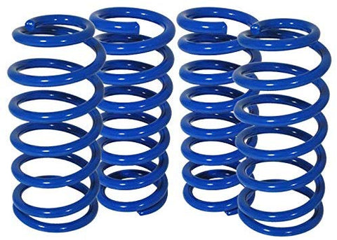 Fit 2015-2017 Honda Accord /2015-2017 Acura TLX (2.4L 4 Cylinder Engine Only) Suspension Lowering Spring Blue (Front -2 inch/Rear -2.1 inch Drop)