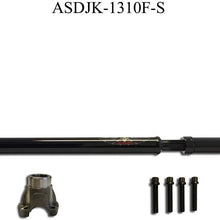 ADAMS DRIVESHAFT 4 DOOR JK FRONT & REAR 1310 CV DRIVESHAFT PACKAGE with SOLID U-JOINTS [EXTREME DUTY SERIES]