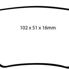 EBC Brakes DP31731C Redstuff Ceramic Low Dust Brake Pad