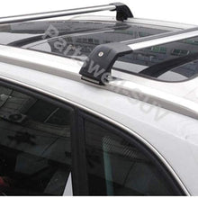 YiXi-Partswell 4Pcs Roof Rail Side Rail Roof Rack Lockable Cross Bars Crossbar Aluminum Fit for Acura RDX 2019-2021 - Silver