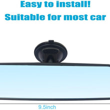 Wontolf Rear View Mirror Anti-Glare Suction Cup Rear View Mirror Universal Interior Rearview Mirror for Car Truck SUV 9.5''(240mm)