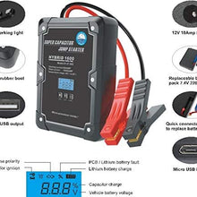 A+MAX UCB450, 15V 90F Ultracapacitor Engine Starter Booster, Super Capacitor Car Jump Starter, Battery Jump Starter, Current Booster with 12" or 24" Cable (10 inch)