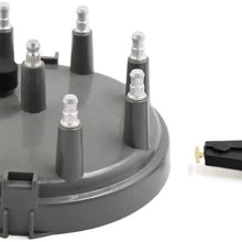 uxcell 8233 Car Ignition Distributor Cap and Rotor Kit for Ford Bronco Mustang F150 F250 F350 E150 E250 E350 DC 12V