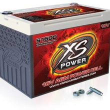 XS Power S1600 16V 2,000 Amp AGM Starting Battery with 3/8" Stud Terminal