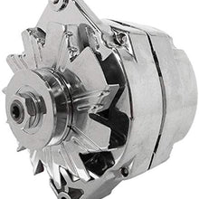 Db Electrical Adr0336-C Alternator Chrome Compatible With/Replacement For Chevrolet General Motors 110 Amp 3-Wire Setup 65, 67-85, Low Cut-In For Higher Charge Rate