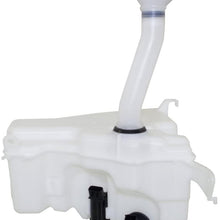 Windshield Washer Tank Assembly Compatible with Lexus IS250/IS350 14-16 W/Cap Inlet Pump and Sensor W/Headlamp Washer Holes