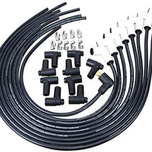 Universal Ceramic HEI Spark Plug Wires Set FOR Chevy SBC BBC 350 383 396 400 454 OEM Fit PWJ135ADJ