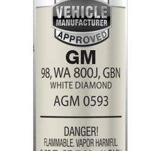 Dupli-Color AGM0593 White Diamond Single General Motors 1 Scratch Fix Pen