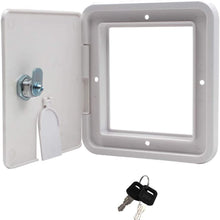 Power Cord Hatch Electrical Access Door for RV Camper Trailer Motorhome Power Protection