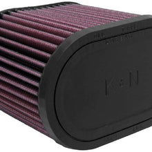 K&N Universal Clamp-On Air Filter: High Performance, Premium, Washable, Replacement Engine Filter: Flange Diameter: 2.75 In, Filter Height: 5 In, Flange Length: 0.625 In, Shape: Oval, RU-1500