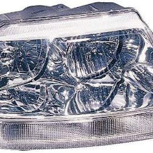 Depo 333-1144R-ASN Jeep Grand Cherokee Passenger Side Replacement Headlight Assembly