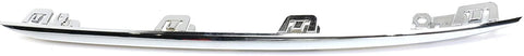 Bumper Molding compatible with Mercedes Benz C300 15-16 Rear LH Chrome w/Luxury Package Sedan