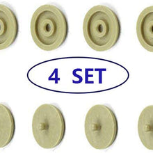 Seat Belt Stop Button Buttons Prevent Seat Belt Buckle from Sliding Down The Belt Set of 4 Plastic Seat-Belt Stopper Clips Snap-On System No Welding Required Beige