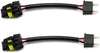 iJDMTOY (2) H7 To 9005/9006/HB4 Pigtail Wire Wiring Harness Adapters For Headlight Conversion Retrofit