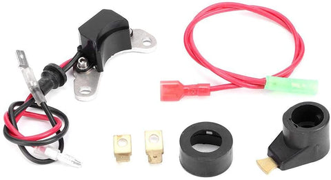 Electronic Ignition Spark,Electronic Ignition Points Conversion Kit Car Modification Accessories Fit for Lucas 25D + DM2