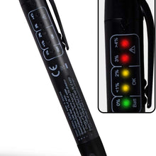 eOUTIL Brake Fluid Tester Pen, Hydraulic Fluid/Liquid/Oil Moisture Analyzer with 5 LED Indicators, Auto Brake Diagnostic Testing Tool for DOT3 DOT4 Brake Fluid