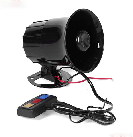 DishyKooker Car Speaker 110db 12V Allarme Auto Moto 3 Tone Siren Loudspeaker Car Horn Sirene Policia Moto Ambulance Car Alarm Sound Speakers Car Motorcycle