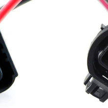 iJDMTOY (2) 5202 H16 Extension Wire Harness Sockets Compatible With Headlights, Fog Lights Retrofit Work Use