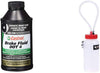 Castrol 12509 Dot 4 Brake Fluid (12 Oz) + Allstar Performance ALL11017 Bleeder Bottle with Magnet and Check Valve