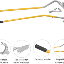 TUFFIOM Tire Mount Demount Tool Kit Steel Manual Tire Changer w/Bead Keeper, Tubeless Truck Bead Breaker, 17.5''-24'', Assembly Tool Equipped