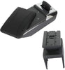 LUJUNTEC Armrest Center Console fits for Audi Cadillac Chevy Lid Armrest Pad Black