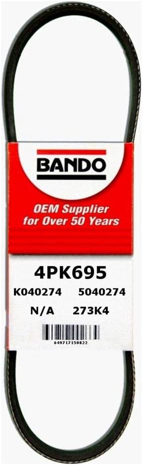 Bando 4PK780 OEM Quality Serpentine Belt (4PK695)