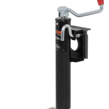 CURT 28300 Weld-On Bracket-Style Swivel Trailer Jack, 2,000 lbs. 10-1/2 Inches Vertical Travel